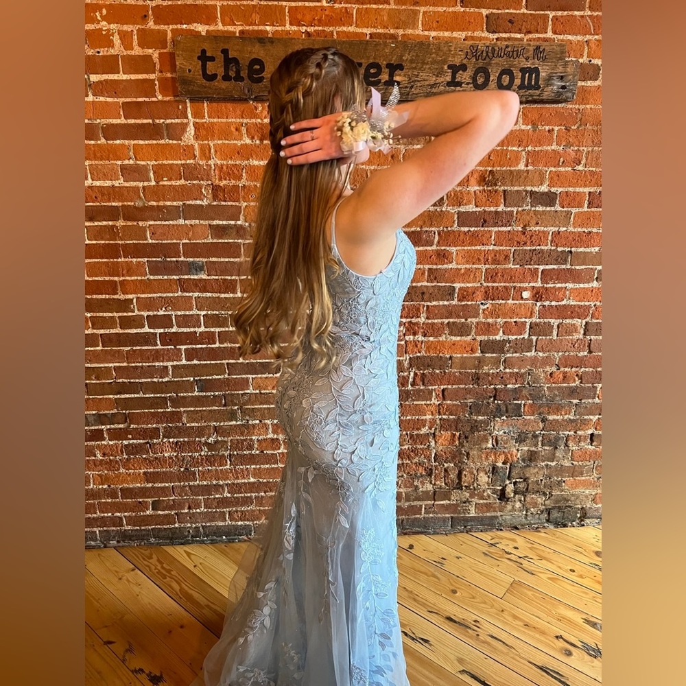 Baby Blue Prom Dress - Picture 3 of 3